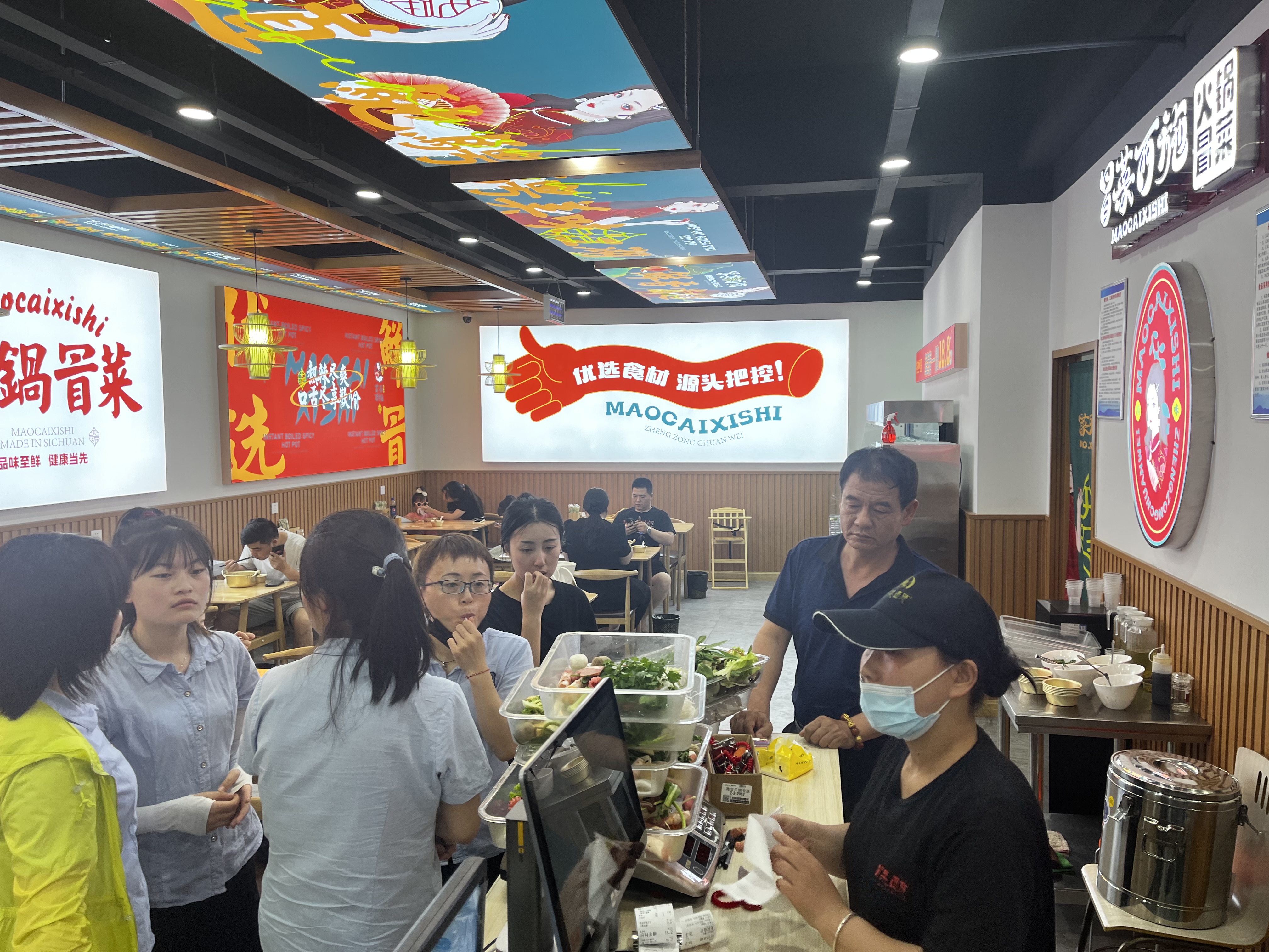 正宗冒菜加盟店人流量